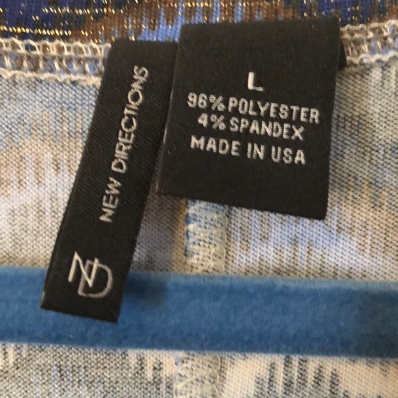 New Direction size Lg short sleeved top - Picture 4 of 5